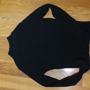 Black turtle neck top